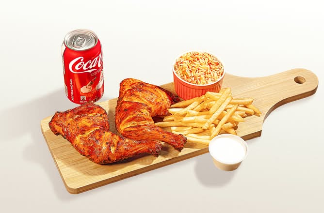 2. 2 Pcs Chicken Leg Dinner