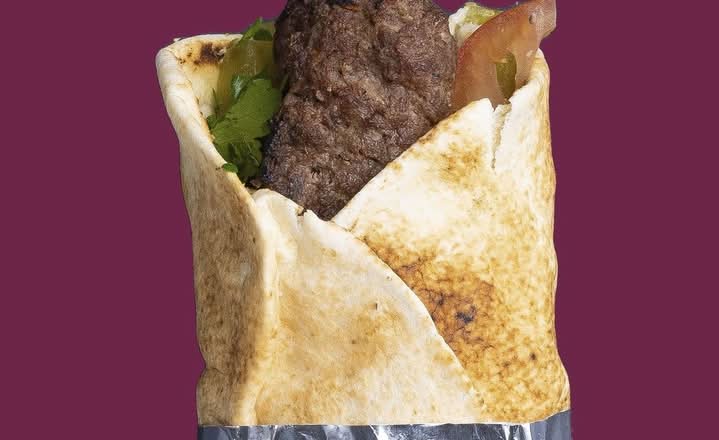 Ground Beef Kebab Wrap
