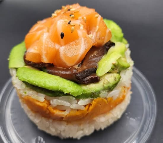 Salmon Sushi Tower