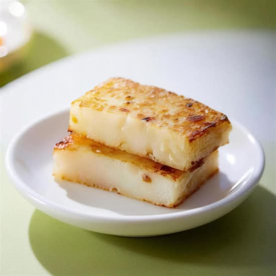 501. Gâteau Aux Radis Avec Sauce X.O. / Pan Seared Turnip Cake with X.O. Sauce