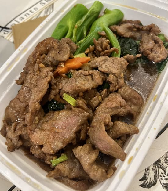 Sauteed Beef with Chinese Broccoli