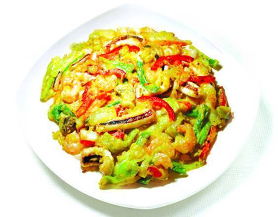 Haemulpajeon (Seafood Pancake) 해물파전