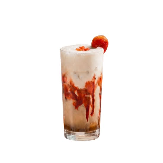 Strawberry Sea Salt Iced Coffee