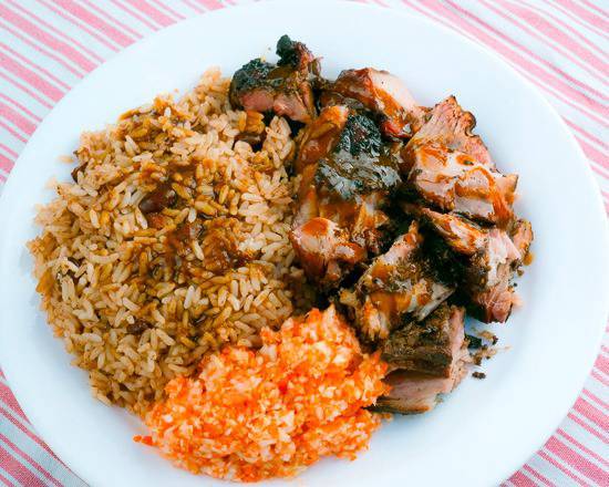 Jerk Pork Dinner