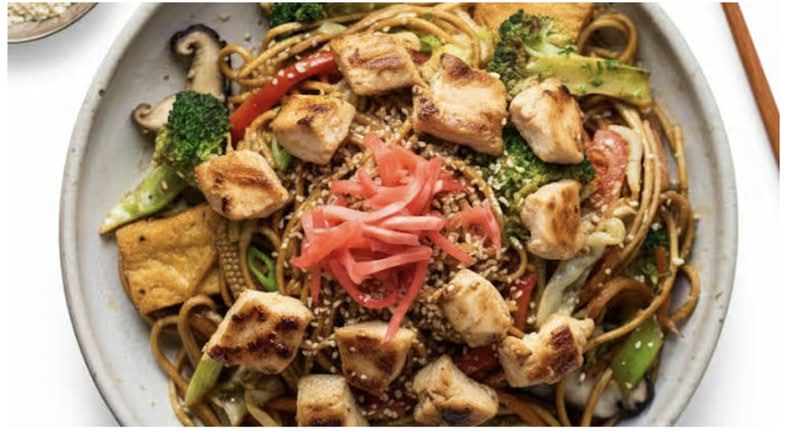 Chicken Yakisoba