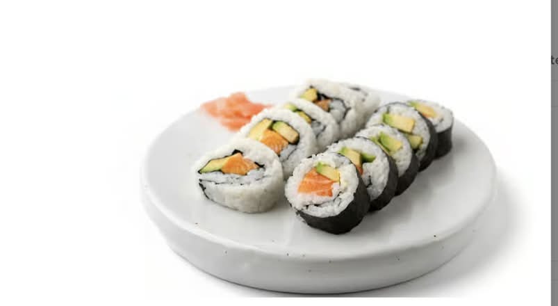 Avocado with Salmon Roll