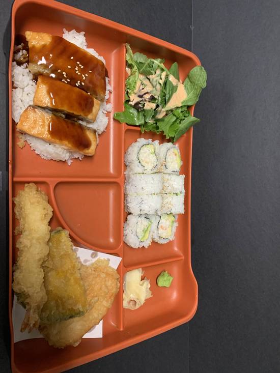 0241. Salmon Bento Box
