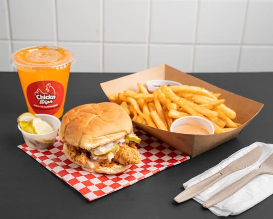 Triple Dipn Burger combo