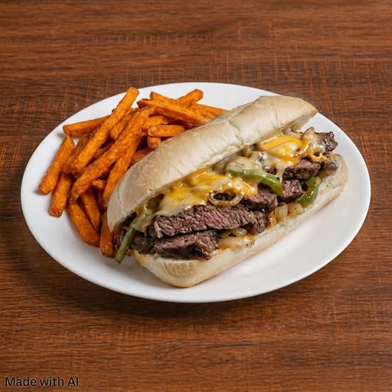 Philly Cheese Steak Sandwich