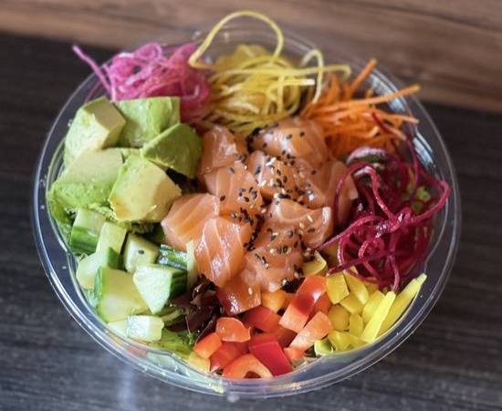 Poké bol de saumon / Salmon Poke Bowl