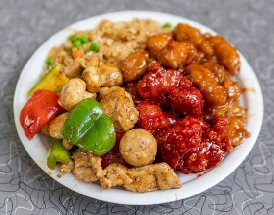 Three Main Dishes with One Side