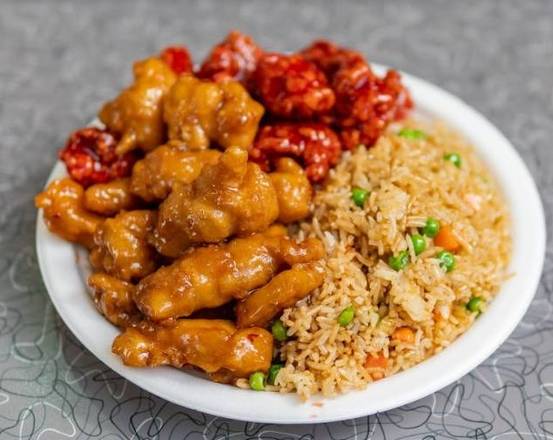Two Main Dishes with One Side
