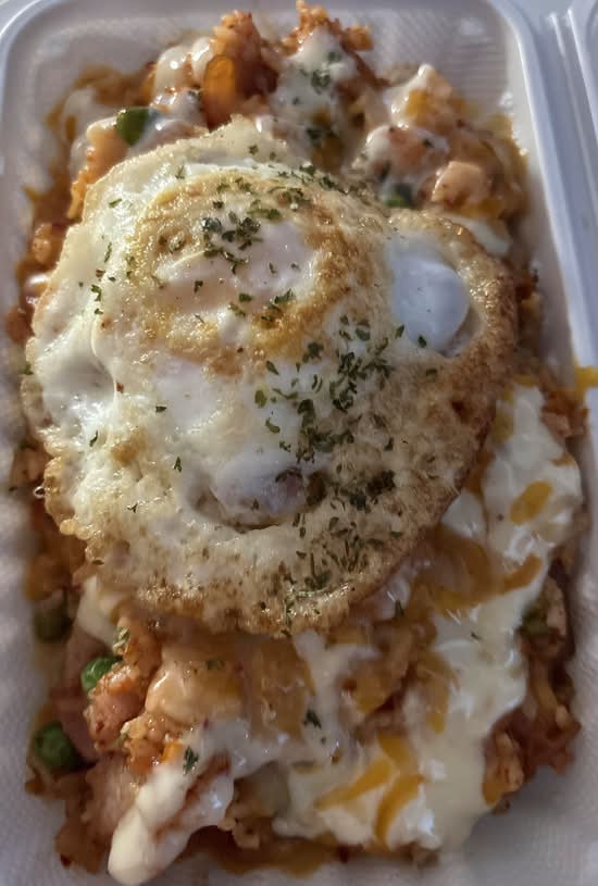 Bacon cheese Kimchi Fried Rice(베이컨치즈김치볶음밥)