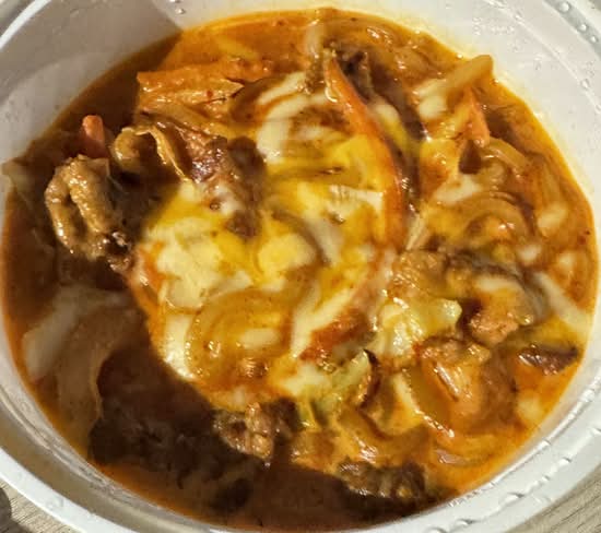 Spicy Beef Cream Udon(매운소고기크림우동)