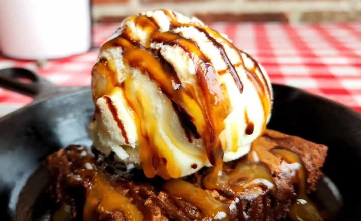 Triple Chocolate Brownie Sundae