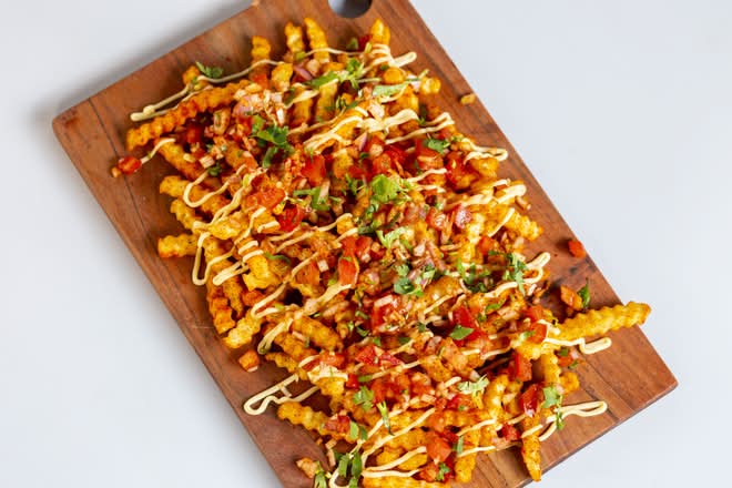 Cheesy Indian Masala Fries