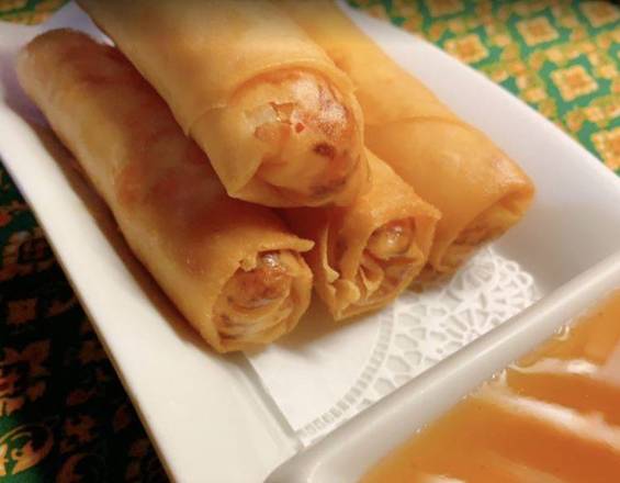 (#4).Shrimp Rolls (4 Pieces)