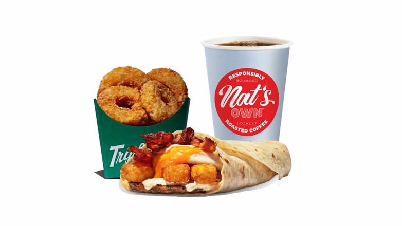 Loaded Breakfast Wrap Combo