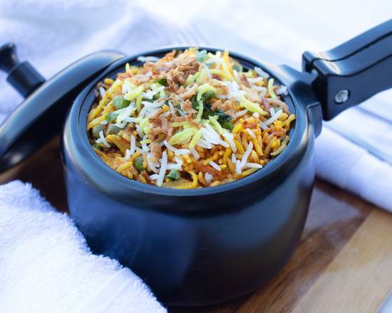 Steamed Vegetable Biryani