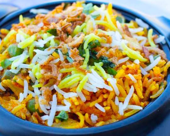 Steamed Goat Biryani