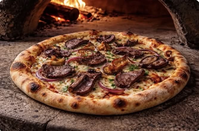 Beef Shawarma Pizza
