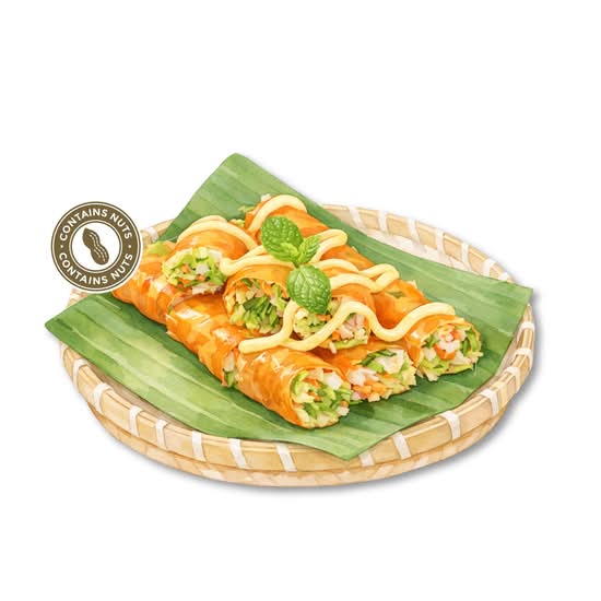 19. Rice Paper Salad Rolls / Bánh Tráng Cuốn
