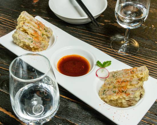 Renkon Gyoza Tempura