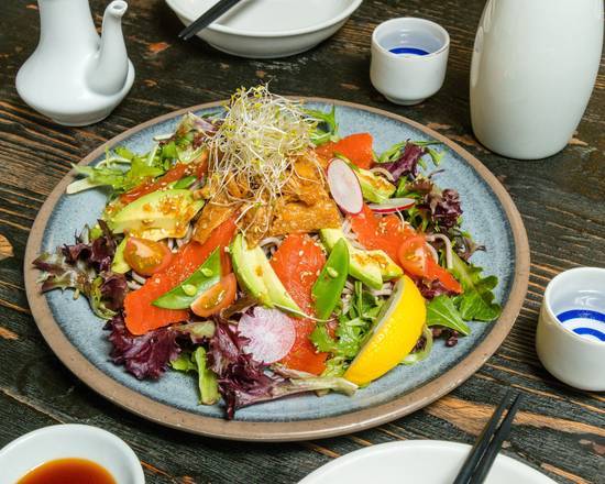Salmon Inari Soba Salad