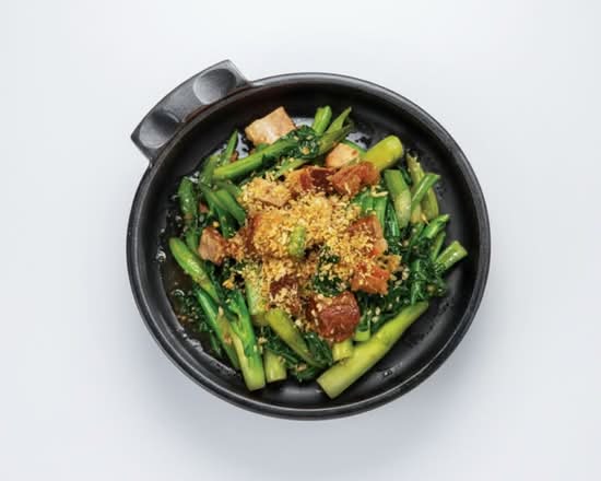 Crispy Pork and Chinese Broccoli