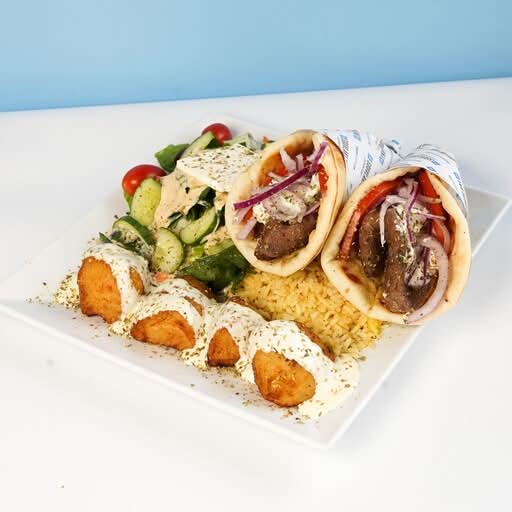Assiette George Michael 2 Pita (Steak) / George Michael 2 Pita (Steak)