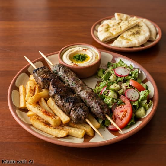 Beef Kebab Platter