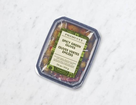 Spicy Green Olives