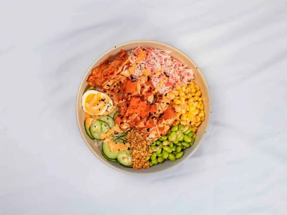 Spicy Scallop Poke Bowl