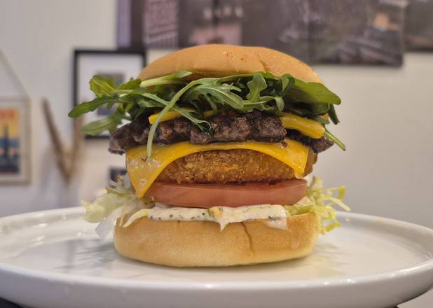 Bulgogi & Shrimp Burger