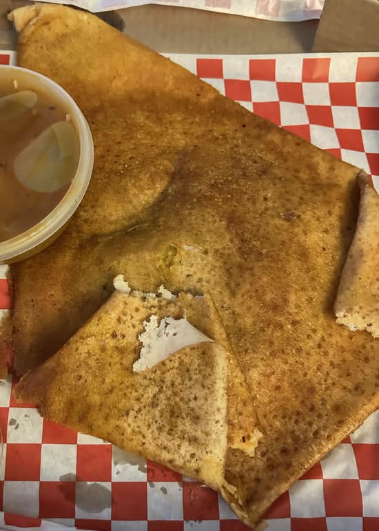 Ghee  Podi Masala Dosa