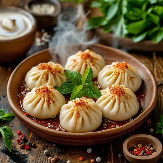 Steamed Chicken Momos