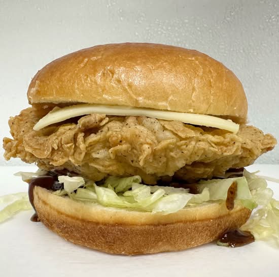 Honey Garlic Chicken Burger