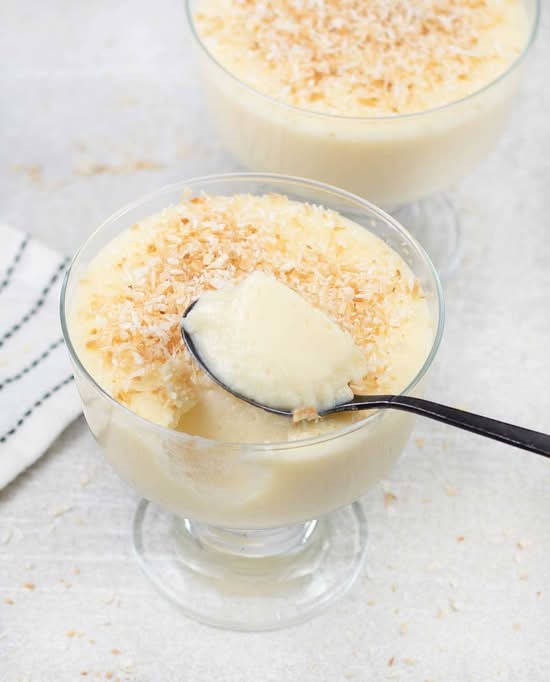 Lime and Coconut Pudding