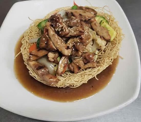 A1. Poulet grille avec legumes sautes