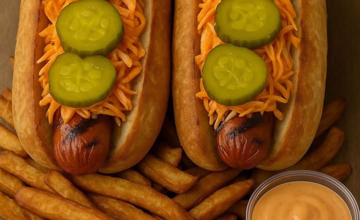 ASSIETTE DE 2 HOT DOGS GEANT