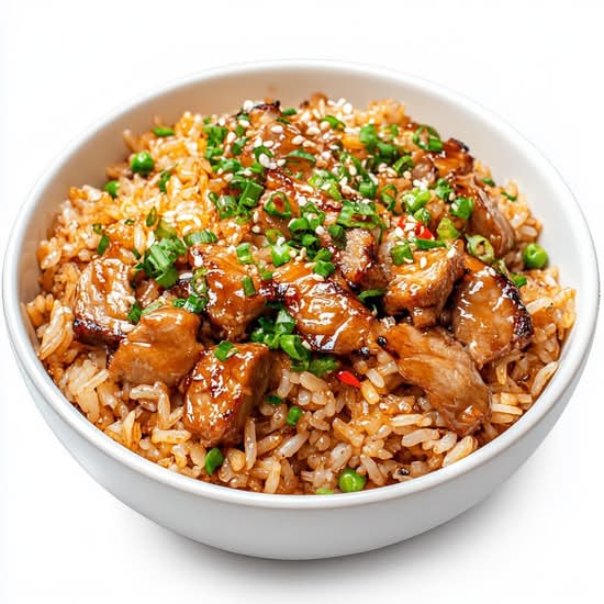 Riz Frit au Porc BBQ / BBQ Pork Fried Rice