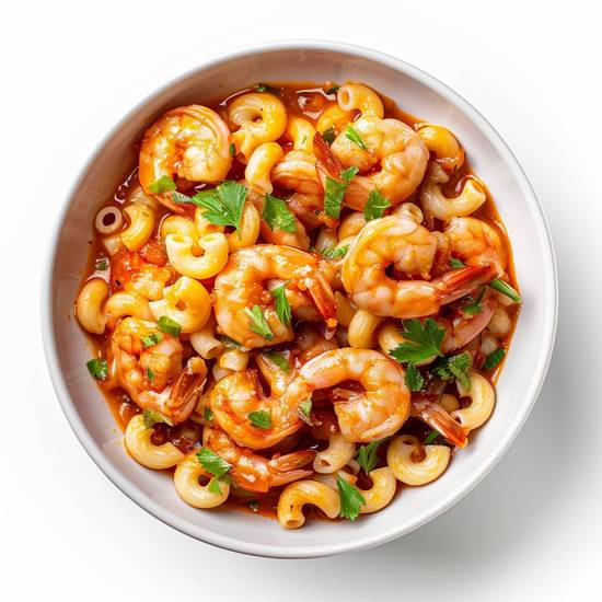 Macaroni aux Crevettes / Shrimp Macaroni