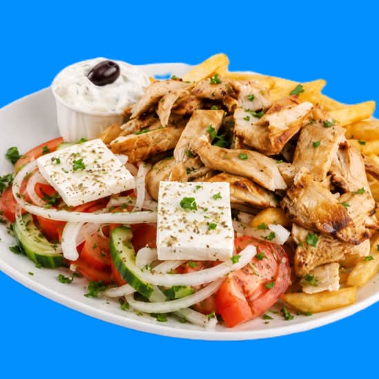 Assiette gyro au poulet / Chicken Gyro Plate