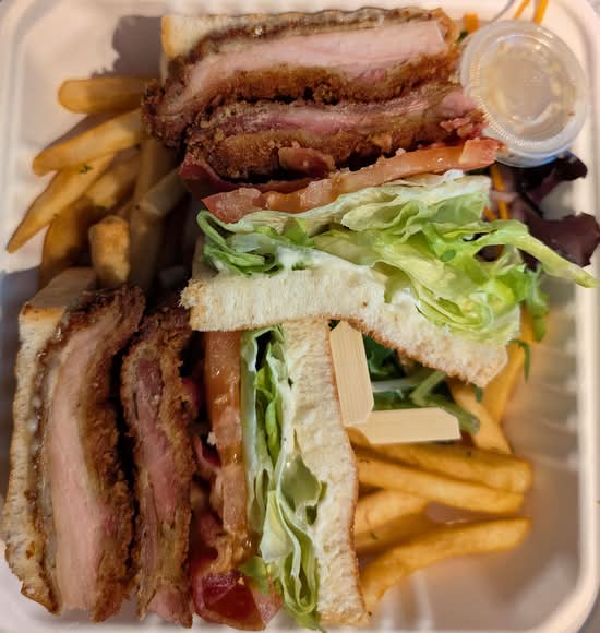 Chicken Katsu Club Sandwich
