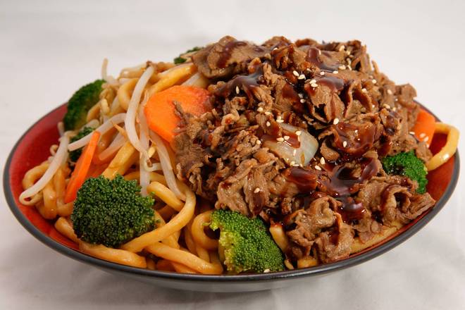 Pan-Fried Beef Noodles
