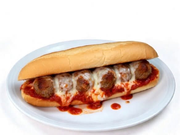 12" Meatball Parmesan Sub