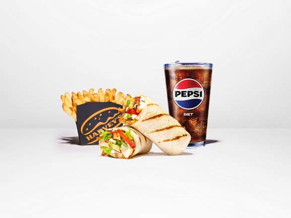 Grilled Chicken Wrap Combo