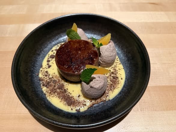 Chocolate Brulee Cheesecake