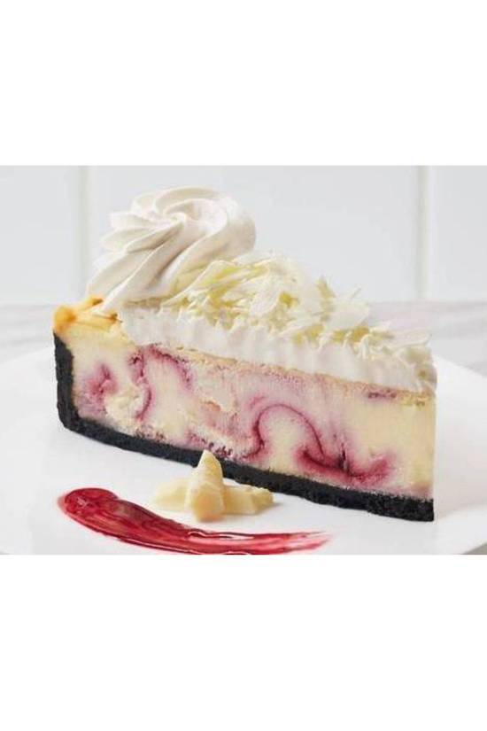 White Chocolate Raspberry - Cheesecake Slice