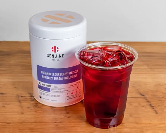 Elderberry Hibiscus Iced Tea